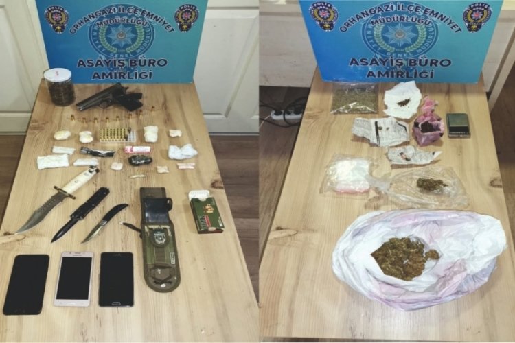 Bursa'da Orhangazi polisinden uyuşturucuya dev darbe!