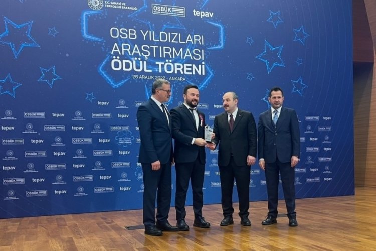CW Enerji'ye OSB&Uuml;K'ten 'En &Ccedil;ok Kadın İstihdamı Sağlayan Firma' &ouml;d&uuml;l&uuml;