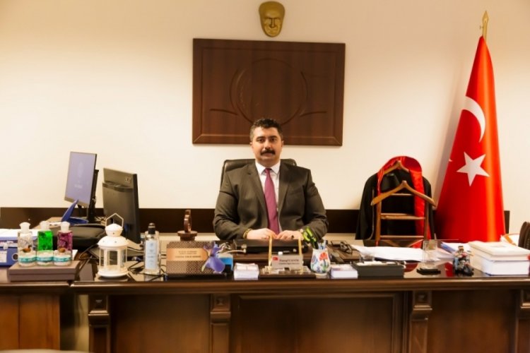 Bursa Mustafakemalpaşa'nın yeni Cumhuriyet Savcısı Canik g&ouml;reve başladı