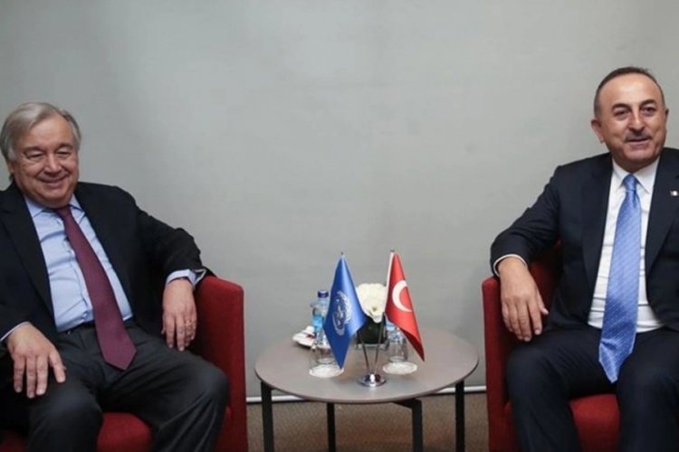 Bakan &Ccedil;avuşoğlu, BM Genel Sekreteri Guterres ile g&ouml;r&uuml;şt&uuml;