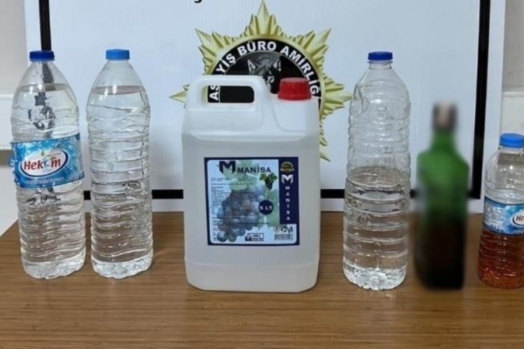 Şanlıurfa'da 10 litre etil alkol ele ge&ccedil;irildi