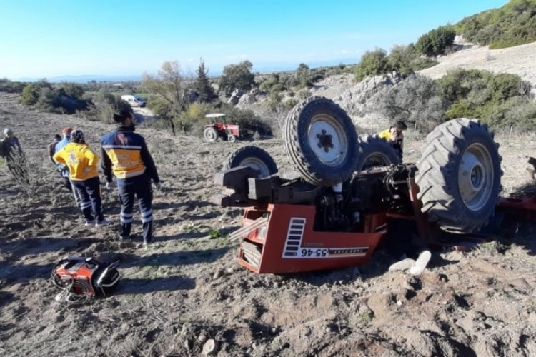 Trakt&ouml;r&uuml;n altına kalan s&uuml;r&uuml;c&uuml; yaşamını yitirdi