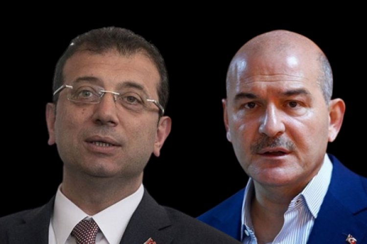 Soylu-İmamoğlu arasındaki tartışma s&uuml;r&uuml;yor