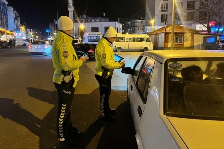 Afyonkarahisar'da polisten yılbaşı denetimi