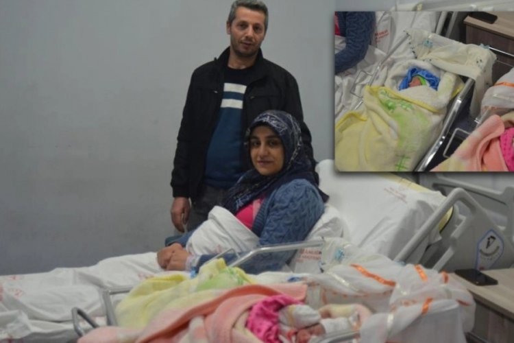 Malatya'da 2023'&uuml;n ilk bebekleri, ikiz kardeşler Ayşe ve Murat oldu
