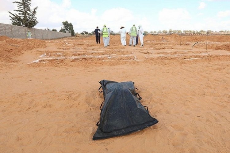 Libya'da bulunan toplu mezarda 18 cesede ulaşıldı