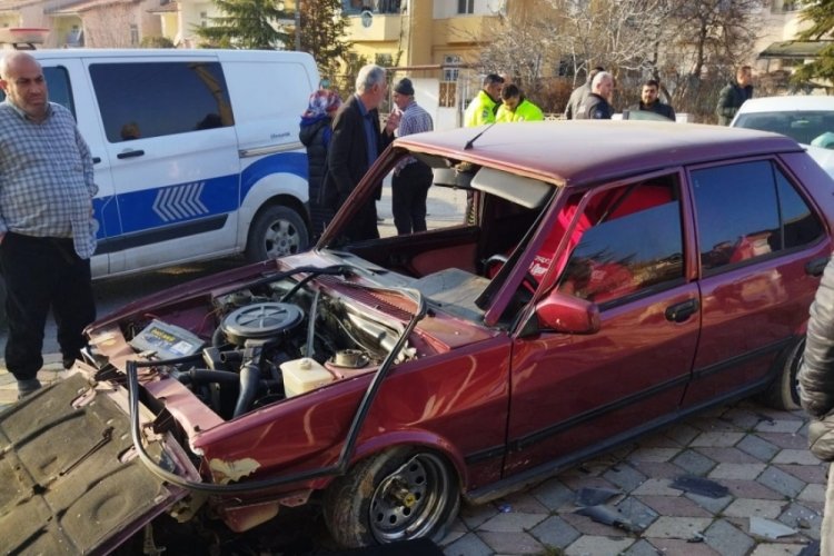 Elazığ'da korkutan kaza: 2 yaralı