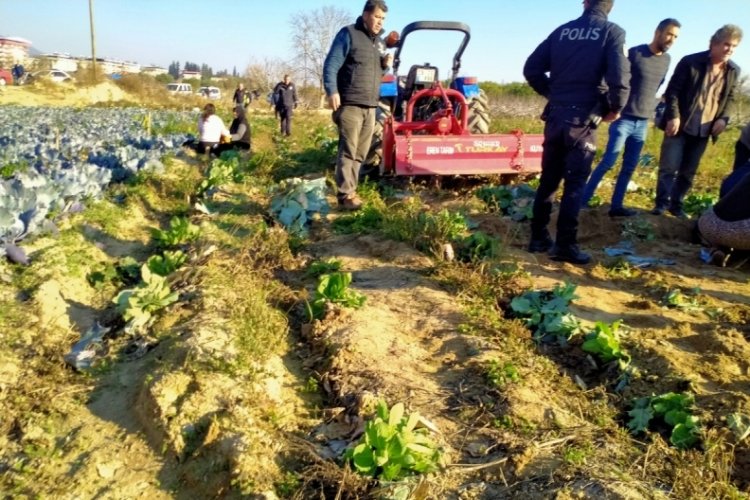 Aydın'da &ccedil;apa makinesine ayağını kaptıran şahıs ağır yaralandı
