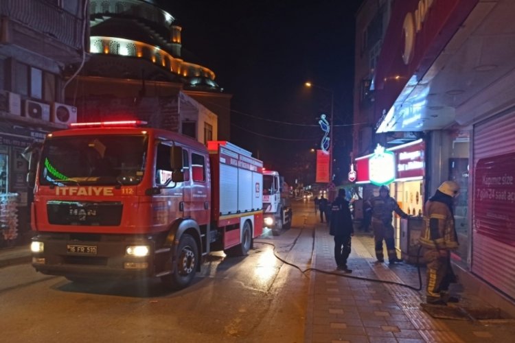 Bursa Orhangazi'de korkutan mazgal yangını