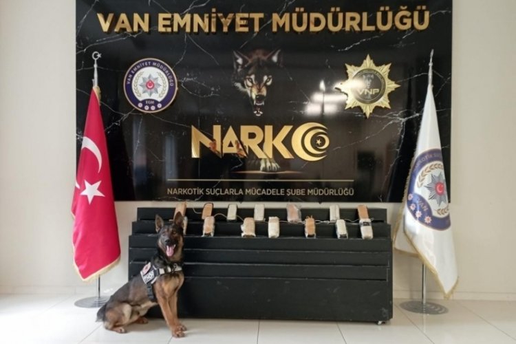 Van'da 7 kilo 500 gram eroin ele ge&ccedil;irildi