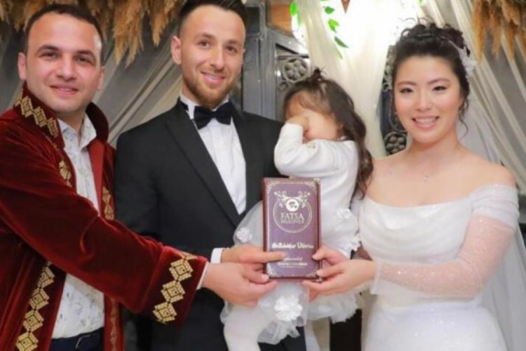 Ordu'ya Japon gelin geldi