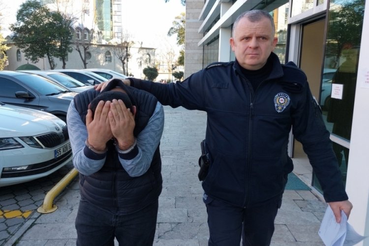 Hırsız &ouml;nce kameraya, sonra polise yakalandı