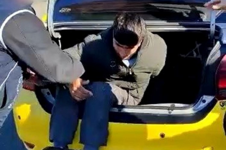 Rize'de taksiden 8 ka&ccedil;ak g&ouml;&ccedil;men &ccedil;ıktı