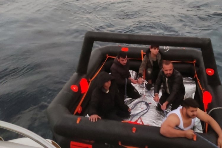 Muğla Dat&ccedil;a'da 5 g&ouml;&ccedil;men kurtarıldı