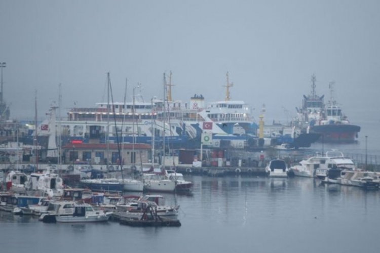 &Ccedil;anakkale Boğazı'nda sis engeli!