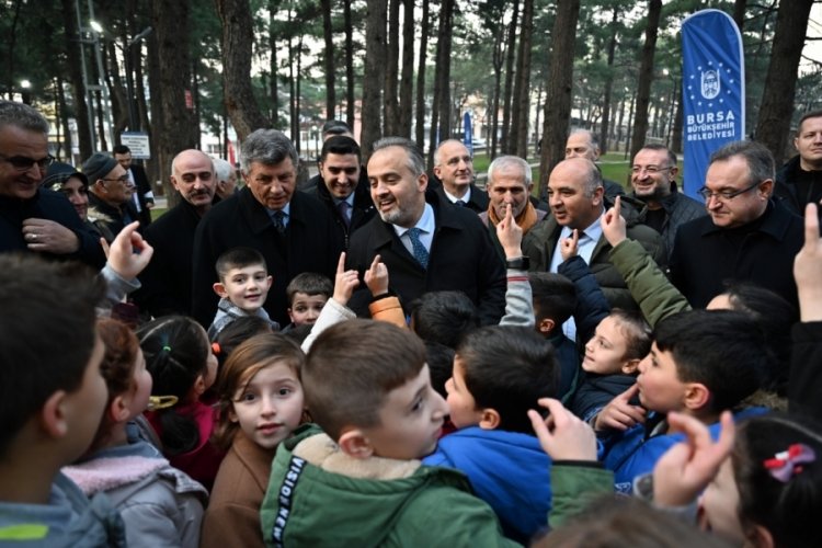 Bursa'da M&uuml;min Gen&ccedil;oğlu Parkı'nda revizyon &ccedil;alışmaları tamamlandı