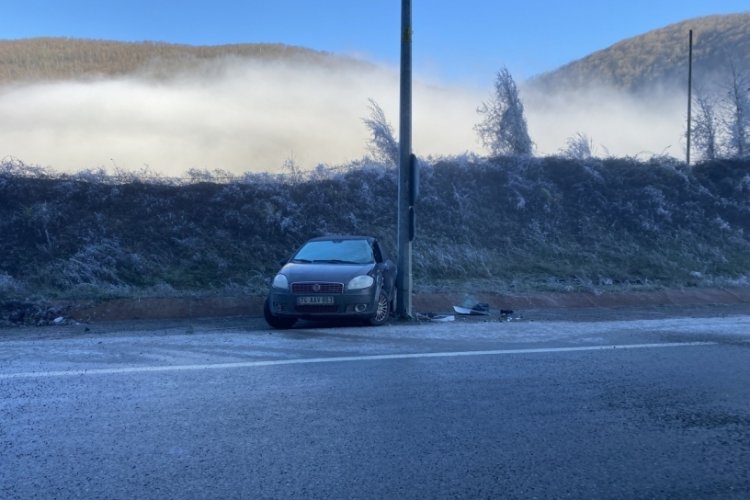 Bartın'da otomobilin altında kalmaktan son anda kurtuldu!