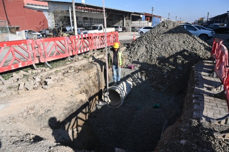 Bursa Karacabey'de altyapı yenileniyor