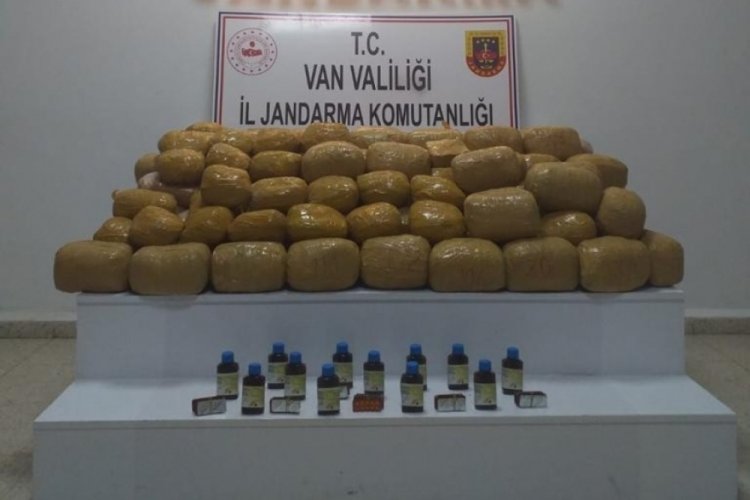 Van Başkale'de uyuşturucu operasyonu