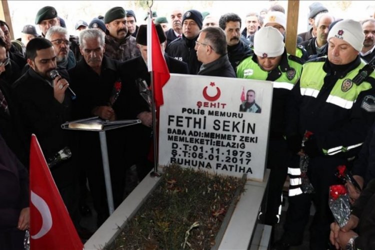 Şehit polis Fethi Sekin anıldı
