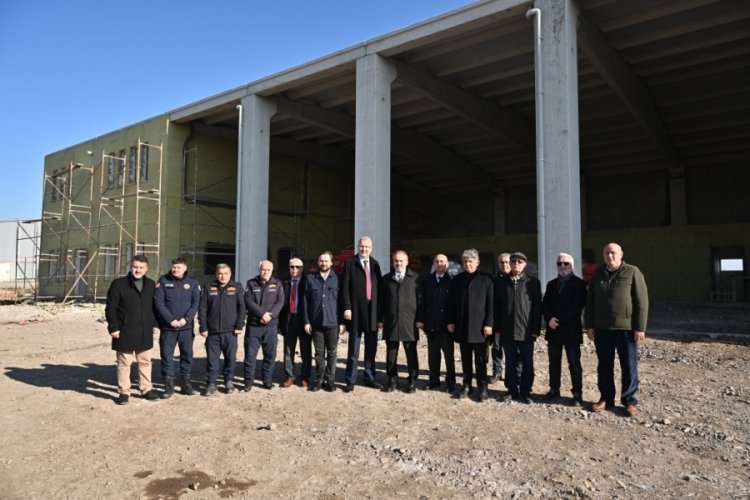 Bursa B&uuml;y&uuml;kşehir'den, Karacabey'e itfaiye binası