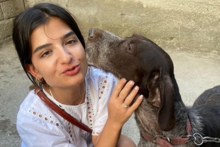 Denizli'de av k&ouml;peğini kul&uuml;besinde diri diri yaktılar