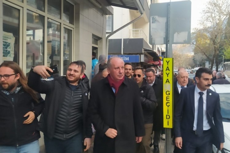 Memleket Partisi Genel Başkanı Muharrem İnce Bursa'da  