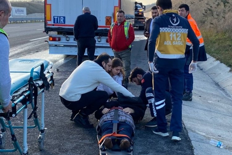 Kocaeli'nde Kuzey Marmara Otoyolu'nda zincirleme kaza: 2 yaralı