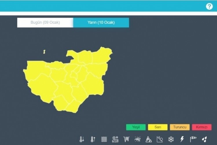 Meteorolojiden Bursa'ya son dakika uyarısı
