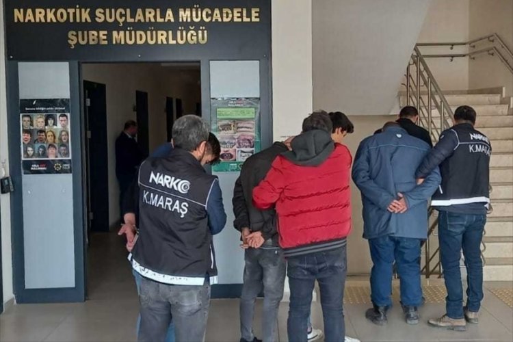 Kahramanmaraş'ta uyuşturucu operasyonunda 4 tutuklama