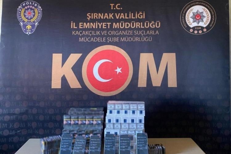Şırnak'ta ka&ccedil;ak&ccedil;ılık ve asayiş operasyonu!