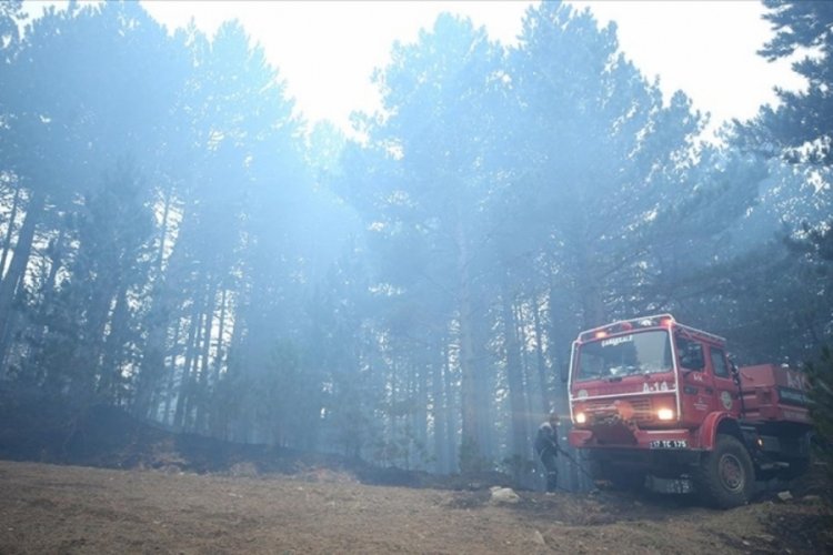 Kaz Dağları'nda &ccedil;ıkan yangın kontrol altına alındı