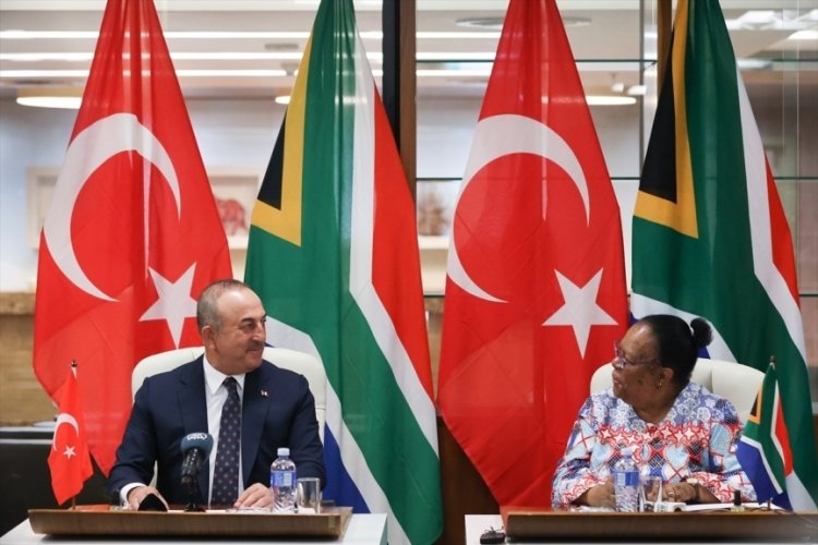 Bakan &Ccedil;avuşoğlu, G&uuml;ney Afrika'da