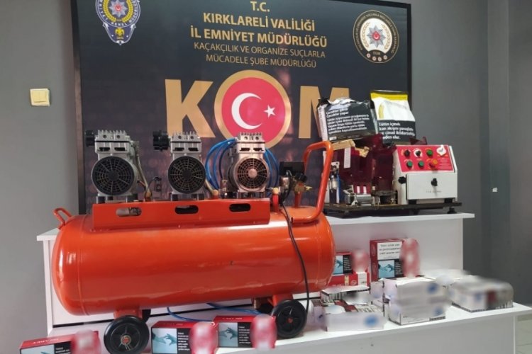 Kırklareli'nde ka&ccedil;ak&ccedil;ılık operasyonu: 4 kişiye g&ouml;zaltı