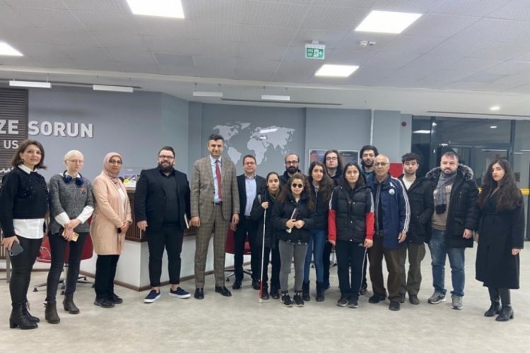 Bursa'da &ouml;zel &ouml;ğrencilerden, &ouml;zel ziyaret