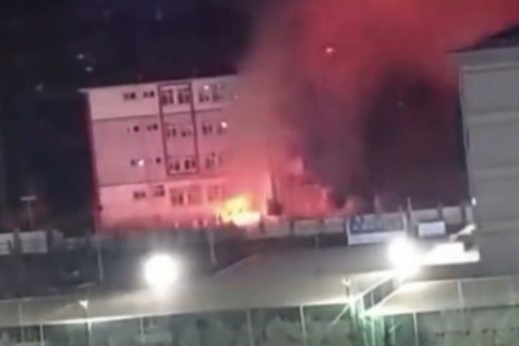 Okuldaki trafoya zarar vererek yangına neden olmuştu! Tutuklandı