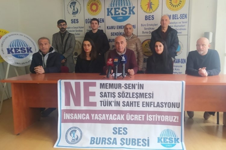 SES Bursa Şubesi: T&Uuml;İK rakamlarına g&ouml;re yapılan zamları kabul etmiyoruz