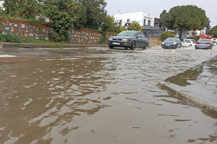 Bodrum'da cadde ve sokaklar g&ouml;le d&ouml;nd&uuml;!