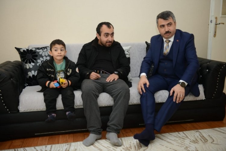 Bursa'da Başkan Yılmaz'dan &ouml;zel ziyaret