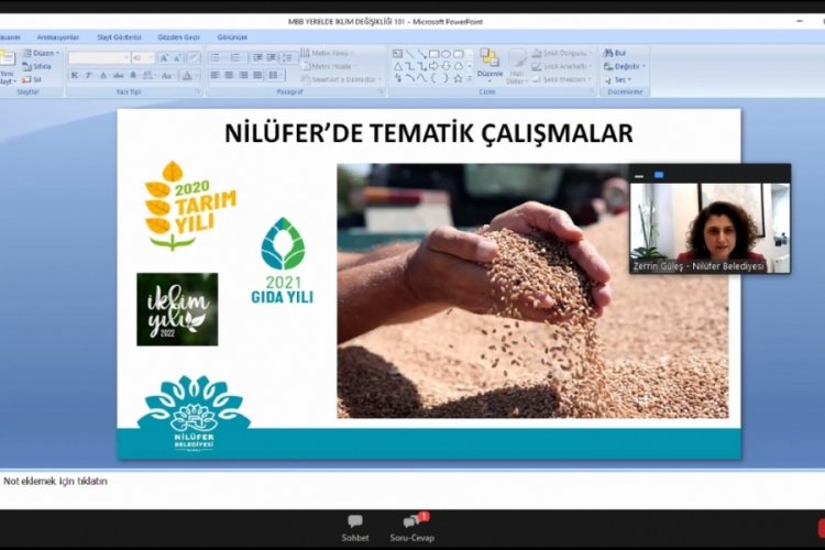 Bursa'da 'Yerelde İklim Değişikliği 101' eğitimi