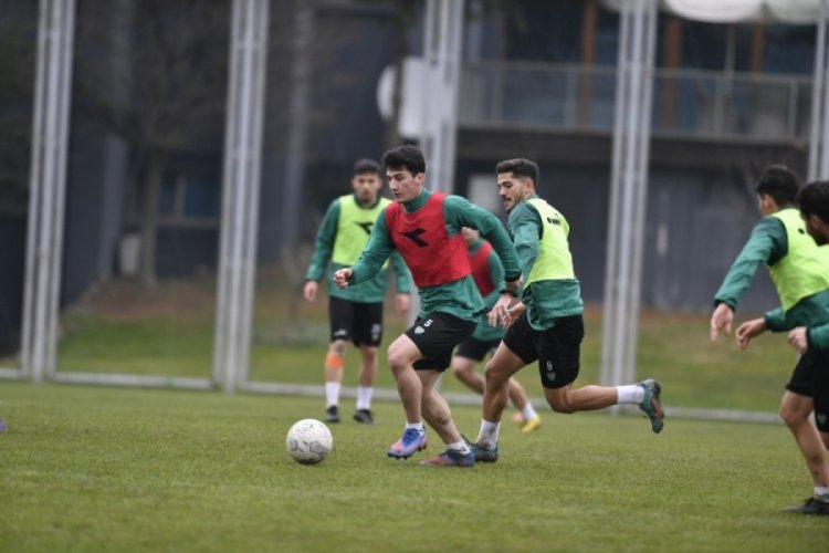 Bursaspor taktik &ccedil;alışmaları yaptı