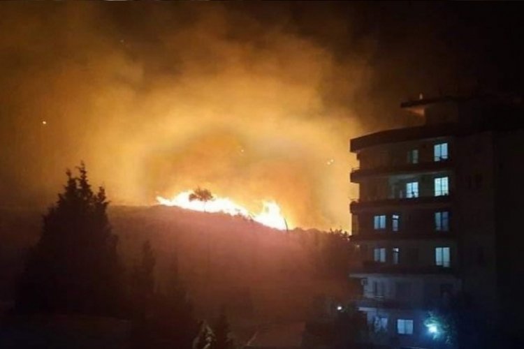 Hatay'da makilik alanda yangın!