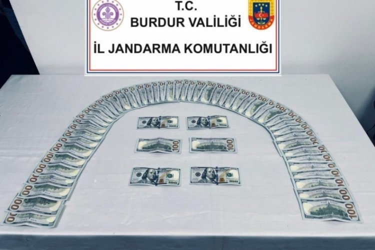 Burdur'da jandarma ekiplerinden sahte para operasyonu