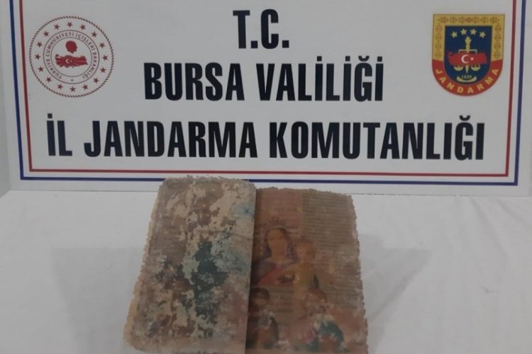 Bursa'da jandarmadan tarihi eser operasyonu&nbsp;
