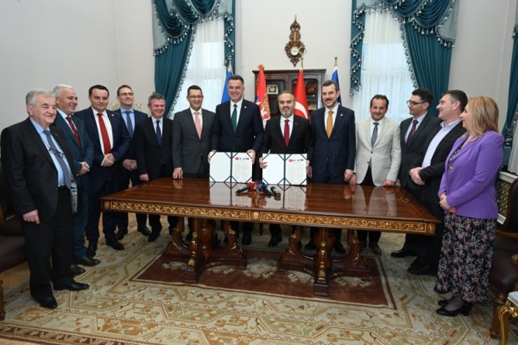 Bursa ile Sırbistan arasında g&ouml;n&uuml;l kardeşliği resmiyet kazandı