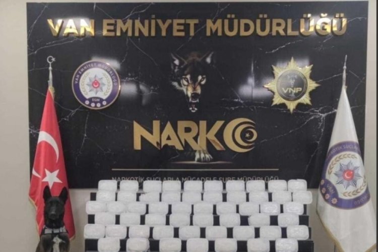 Van'da 39 kilo uyuşturucu ele ge&ccedil;irildi