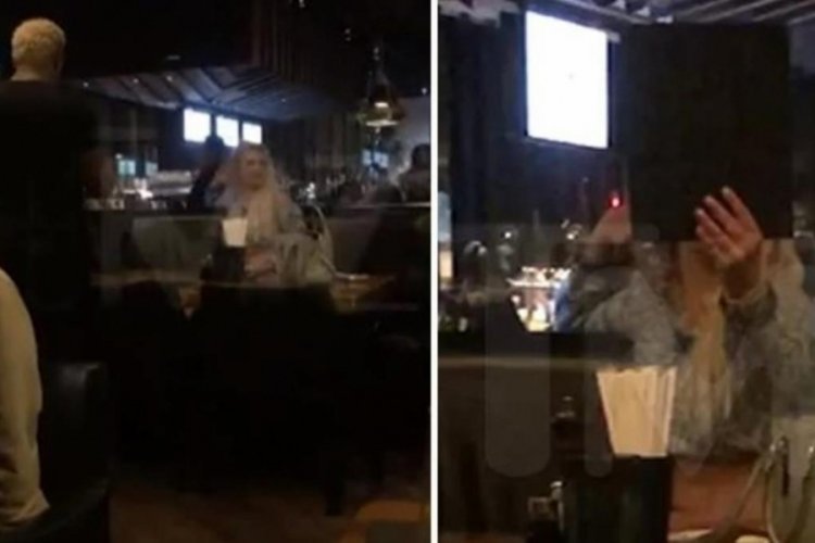 &Uuml;nl&uuml; şarkıcı Britney Spears restoranda sinir krizi ge&ccedil;irdi