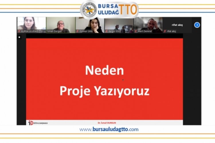 Bursa Uludağ TTO'dan proje yazma eğitimi