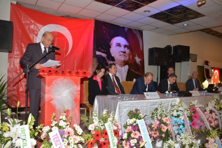 Bursa Esnaf Kefalet Kooperatifi Genel Kurulunda Bahri Şarlı g&uuml;ven tazeledi