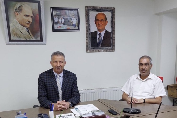 Mudanya M&uuml;ft&uuml;s&uuml; &Ouml;zler'den Mudanya Esnaf Kredi Kefalet Kooperatifi Başkanı'na ziyaret